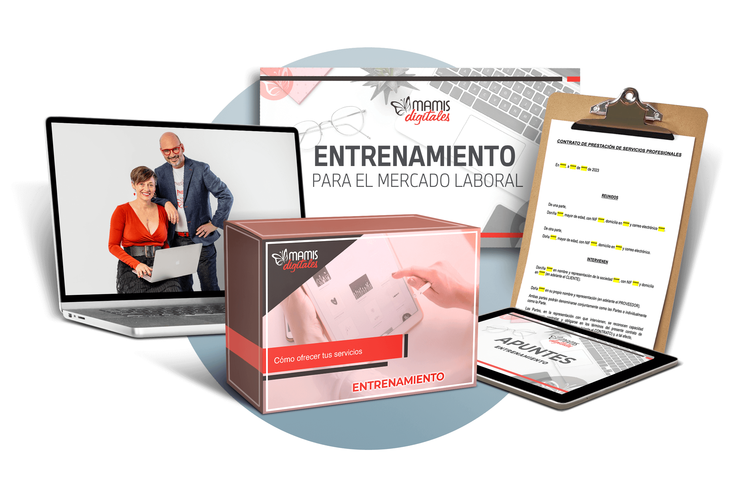 Una mami digital consiguiendo su primer cliente