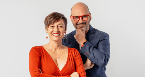 Billie Sastre y Franc Carreras, cofundadores de Mamis Digitales