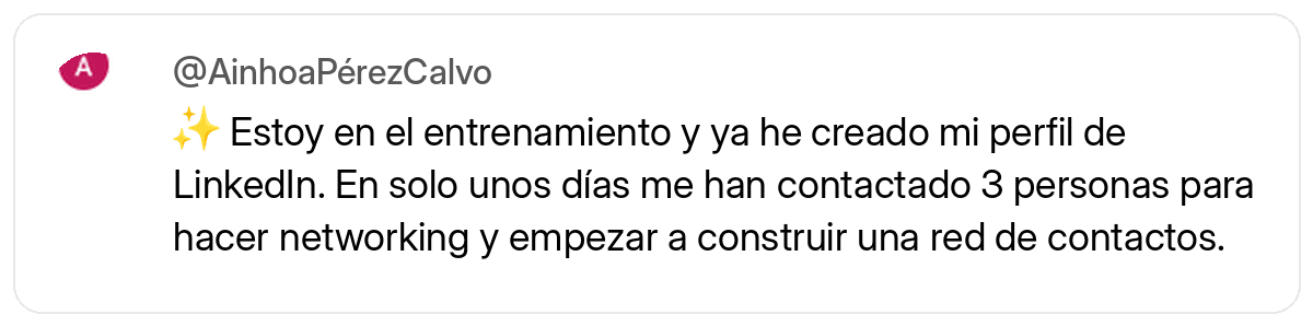 Testimonio de Ainhoa Pérez Calvo