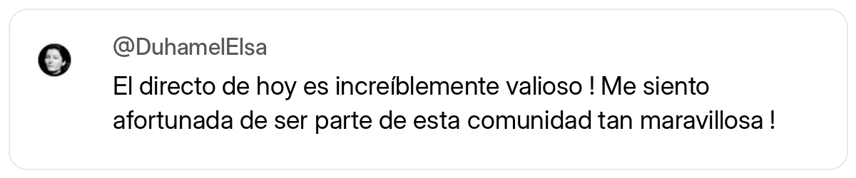 Testimonio de Elsa Duhamel